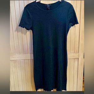 FOREVER 21 Dress / Stretch, Sz Large Color Black